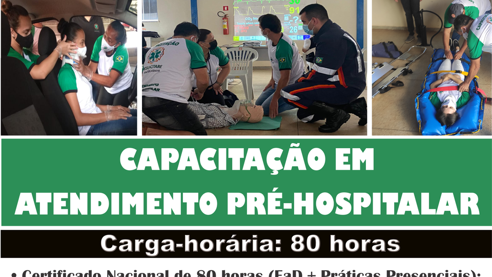Capacitação em Atendimento Pré-hospitalar - Out 2021 Formosa/Go